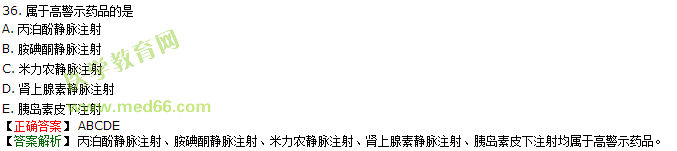 2016年執(zhí)業(yè)藥師考試《藥學(xué)綜合知識(shí)與技能》醫(yī)學(xué)教育網(wǎng)題庫(kù)與試題對(duì)比