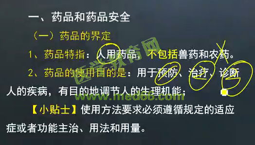 2016年執(zhí)業(yè)藥師考試《藥事管理與法規(guī)》醫(yī)學(xué)教育網(wǎng)課程與試題對比