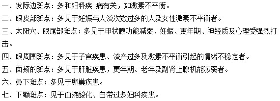 雀斑生長的不同部位與身體健康之間有什么關(guān)系？