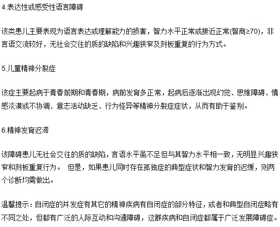 孩子如何診斷及鑒別是否患有自閉癥