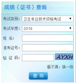 軍隊人員2018年衛(wèi)生專業(yè)資格考試成績8月3日公布