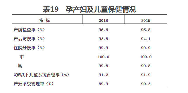 表19