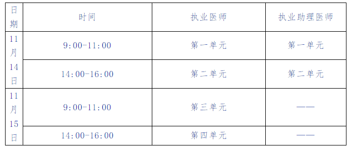 赤峰市二試考試時間