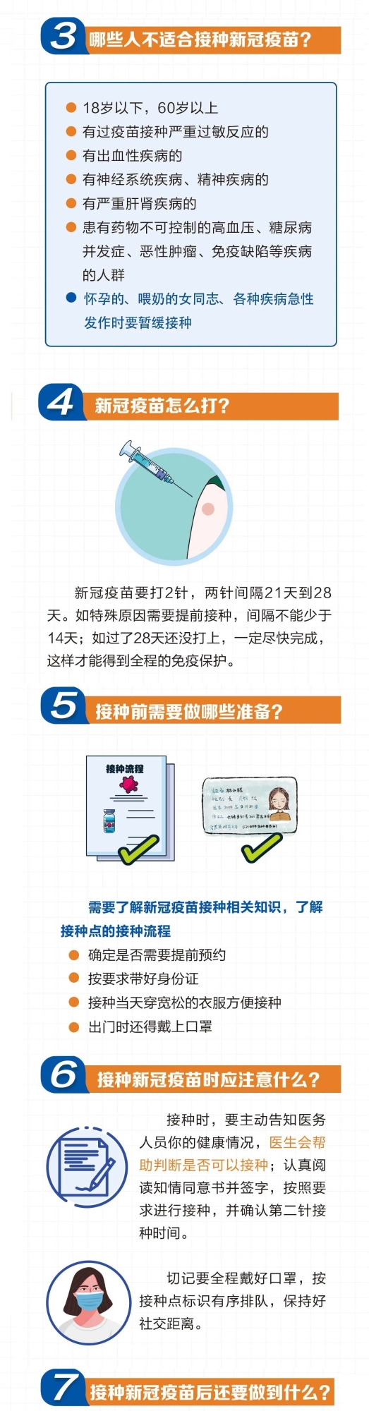 新冠疫苗接種注意