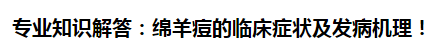 專業(yè)知識解答：綿羊痘的臨床癥狀及發(fā)病機理！