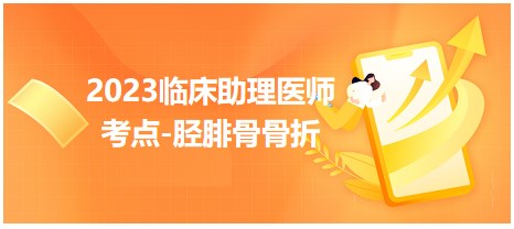 2023臨床助理醫(yī)師考點-脛腓骨骨折