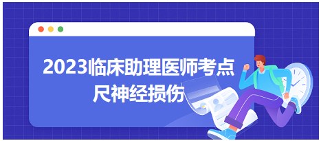 2023臨床助理醫(yī)師考點尺神經(jīng)損傷